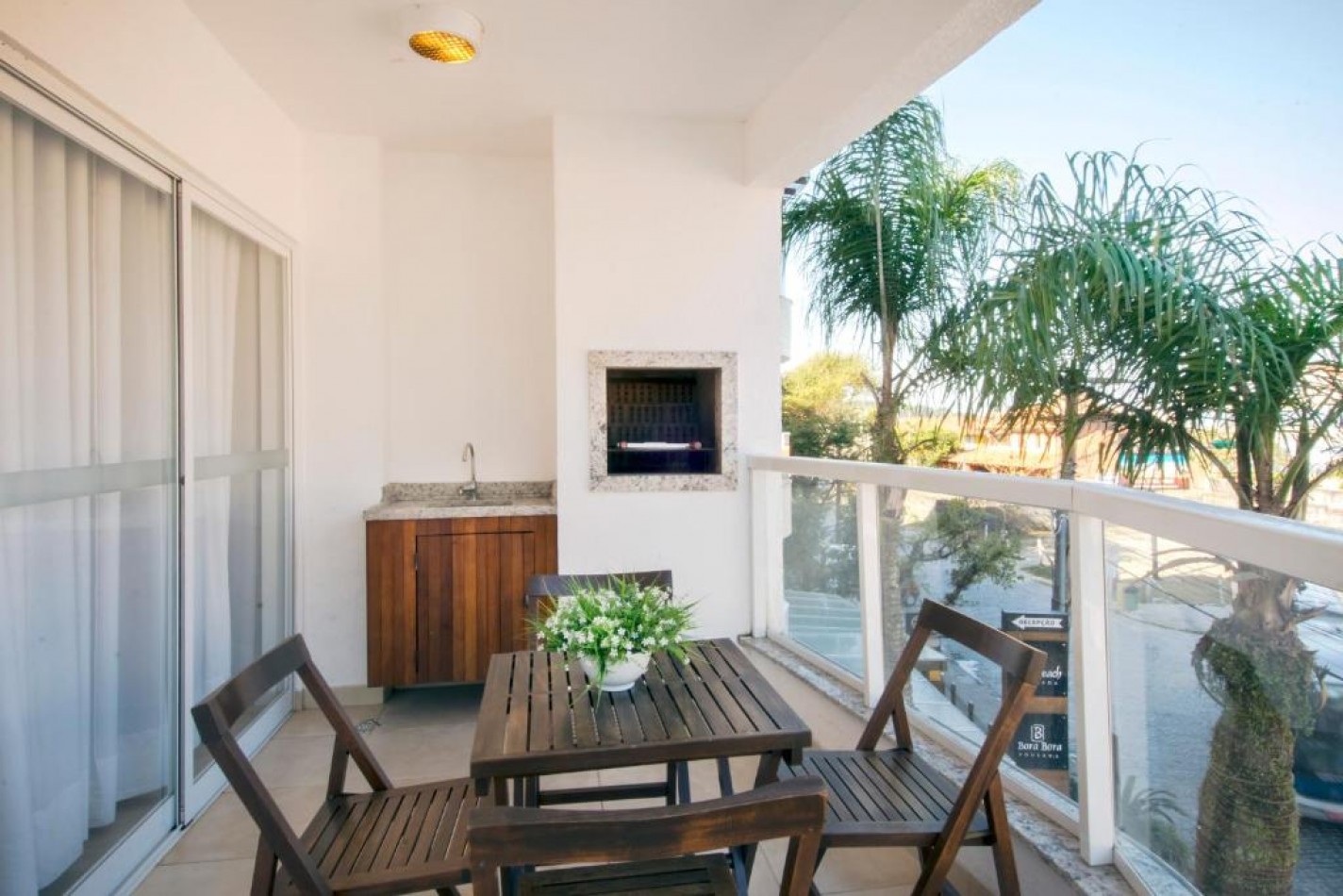 Depto Frente al Mar, en pousada con Desayuno.